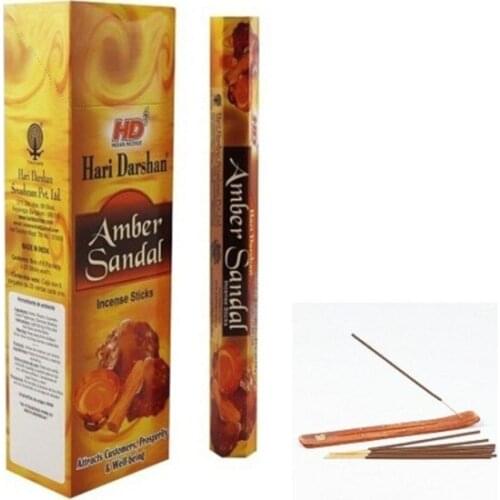 Incense Sandalwood & amber Wood Fragrance 20 Stick Incense 1Tütsülük candles and scents свечи и ароматы velas y aromas