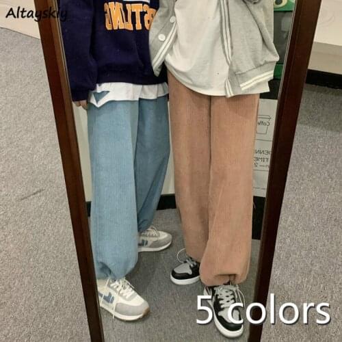 Harem Pants Women High Waist BF Full Length Stylish 5 Colors Loose Leisure Slacks Female Trousers All-match Pockets Pure Joggers