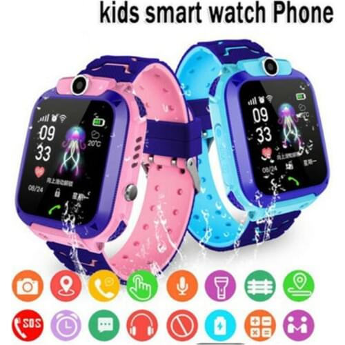 Smart Watch GPS GSM Locator TouchScreen Tracking SOS Waterproof Bracelet for Kids JR Deals
