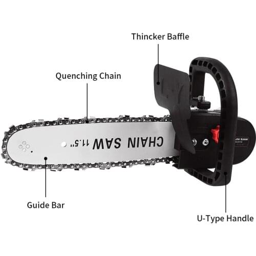 Electric Tool Grinder Variable Saw Polishing Machine To Chainsaw Converter 12 "Angle Grinding