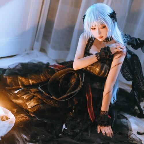 [Customized] Anime Girls Frontline Black Swans Dream Lolita Dress Cosplay Costume For Halloween Free Shipping 2019 New