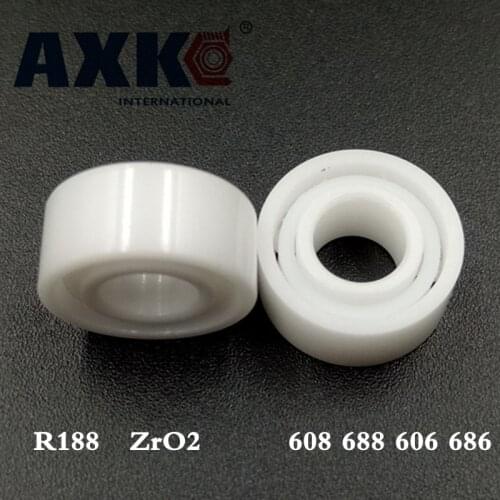 Axk 608 688 606 686 R188 Full Zro2 Ceramic Ball Bearing For Hand Spiner Bearing Long Time