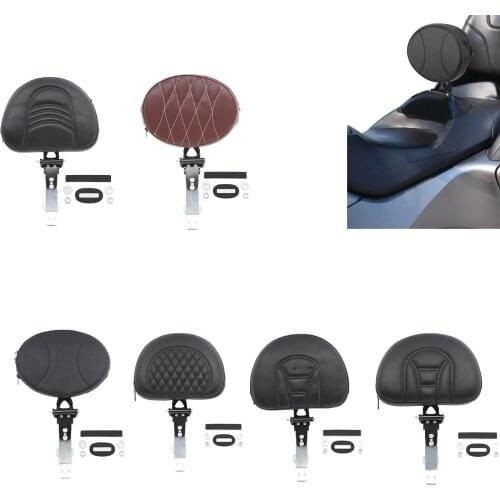 Motorcycle Adjustable Plug-In Driver Rider Backrest Pad Kit For Can Am Spyder RT Models 2008-2017 Moto Accessories