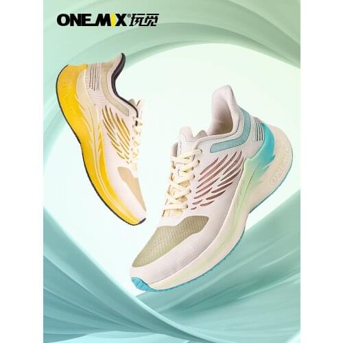 Onemix Running Shoes breathable sneaker Marathon Cushion Sneakers breathable Sports Shoes