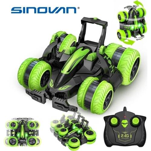 RC Car 4CH Stunt Drift Deformation Buggy Car Rock Crawler Roll Car 360 Degree Flip Kids Robot Remote Control Car Toys for Gifts