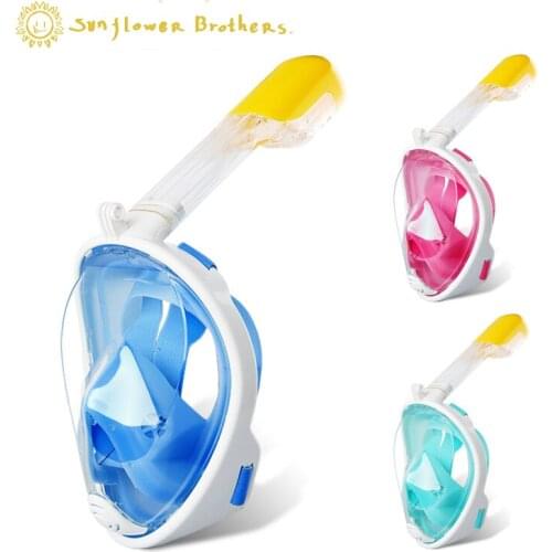 Diving Mask Breathing Tube Full-dry Adult Children Plug-in Snorkel Mask Swimming Aids Speed Swimming Goggles