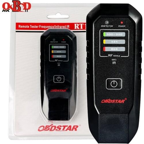 OBDSTAR RT100 Remote Tester Frequency Infrared Test Range 300Mhz-320Mhz 434Mhz 868Mhz