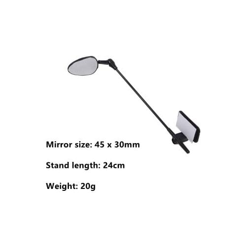 New Adjustable 360 Rotation Bike Helmet Rear View Mirror Universal Professional Bicycle Helmet Mirror Bicycle Accessories
