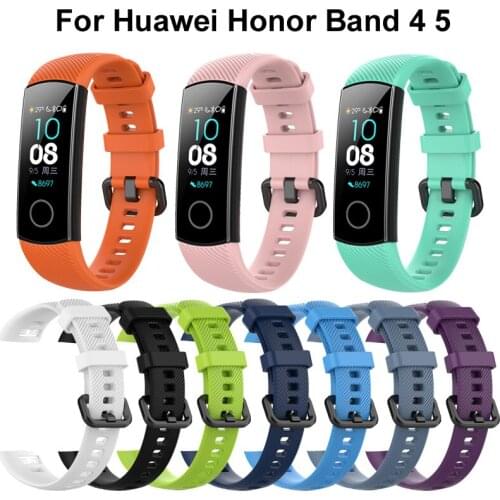 Strap For Huawei Honor Band 4 Smart Band Colorful Replacement Silicone Wrist Strap For Huawei Honor5 Honor Band 4 Sport Bracelet