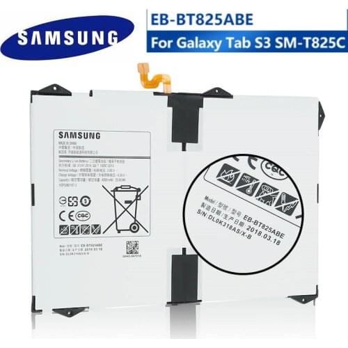 SAMSUNG Original Tablet Battery EB-BT825ABE 6000mAh For Samsung Galaxy Tab S3 9.7 inch SM-T825C SM-T820 SM-T825 SM-T825Y