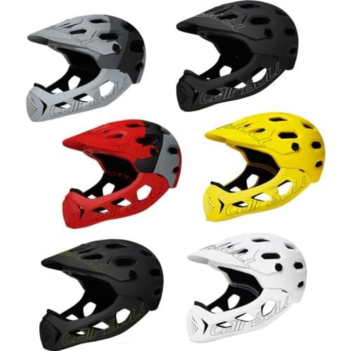 DH MTB Mountain Bike Downhill Road Bike Helmet Adult Full Face Bike Helmet 56-62cm