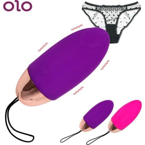 OLO Clitoris Vagina Stimulator Vibrating Egg Waterproof 10 Speed Vibrator Sex Toys For Women G-spot Massage Adult Products