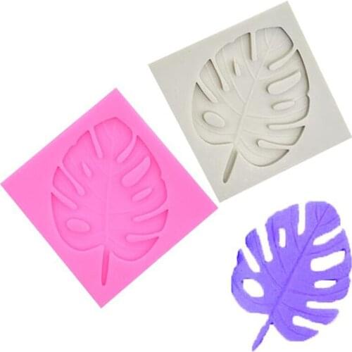 Tropical Palm Leaf Silicone Molds UV Resin Epoxy Molds Keychain Necklace Ornament Scrapbook Mould Flexible Clay Molds