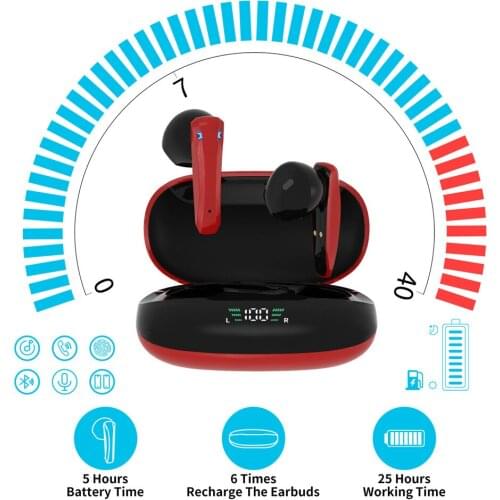10PC F600 TWS TWS Smart Touch Wireless Bluetooth Headset HD Stereo Noise-reducing Music Headset In-ear Waterproof Sports Headset