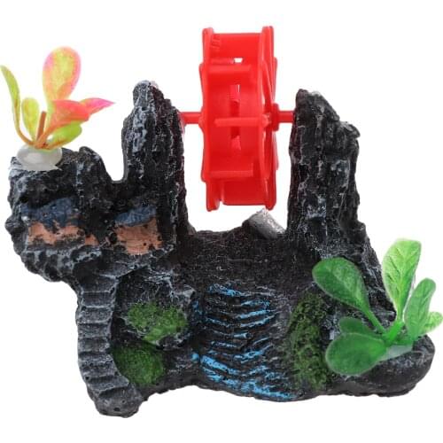 Aquarium Decoration Simulation Rockery Resin Crafts For Fish Tank Landscaping Drop Ship Support