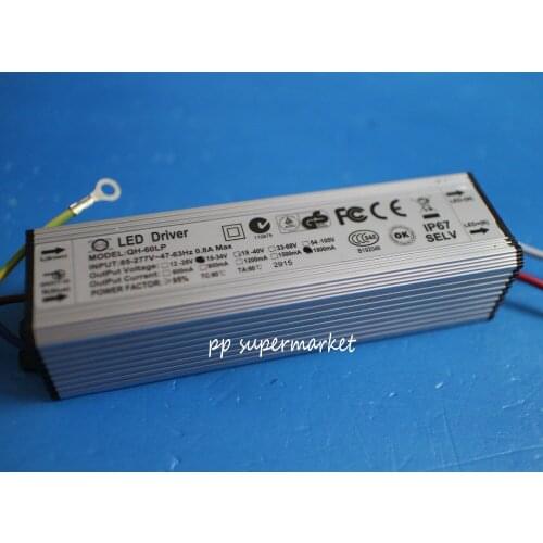 18-30x3W waterproof Driver 18-34v 1800ma for 3w High Power LED chipr Convertor Transformer Ceiling Light Power Supply
