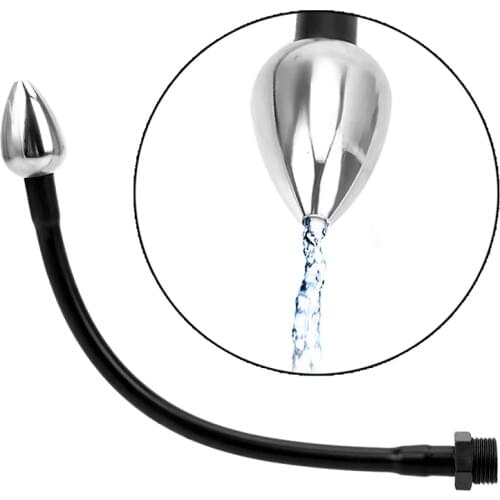 Silicone Enema Hose in Ass Cleaning Shower Soft Douche Anal Shower Faucet Needle Bidet Parts Enema Tube Bidet Hose Anal Cleaning