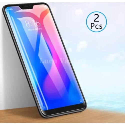 2pcs Tempered Glass on redmi note 6 pro 6a Protective Glas Screen Protector Phone Safety Tremp for xiaomi Xiaomi 6 a a6 6pro not