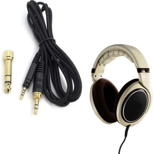 1Pc 200cm Replacement 3.5mm to 2.5mm Earphone Cable for Sennheiser HD598 HD599 HD569 HD579 HD518 Audios Cord Headset Line