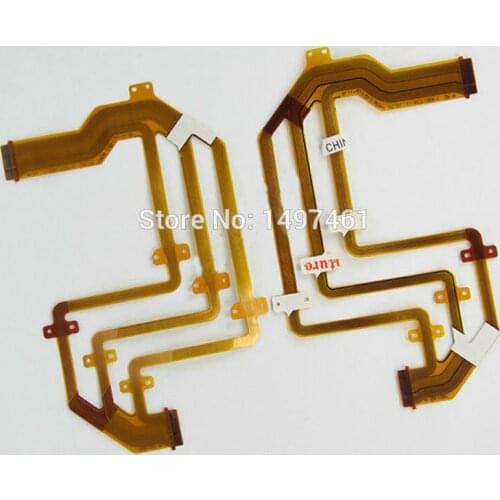 2PCS LCD hinge rotate shaft Flex Cable for Sony HDR-CX300 CX305 CX350 CX370 XR350 XR350E CX350E CX370E CX305E Video Camera