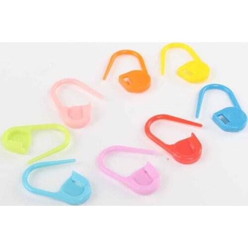 20pcs Knitting Crochet Weave Plastic Crochet Locking Stitch Needle Clip Markers Holder Knitting Craft
