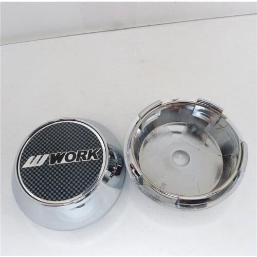 4pcs 65mm For W WORK Wheel Center Hub Cap Covers Car Styling Emblem Badge Logo Rims Cover 45mm Stickers Accessories