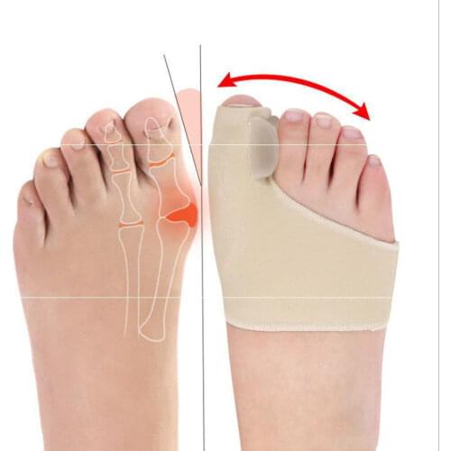 4 pcs Toe Separator Hallux Valgus Feet Bone Thumb Adjuster Bunion Corrector Orthotics Protector Straightener Foot Care Tool