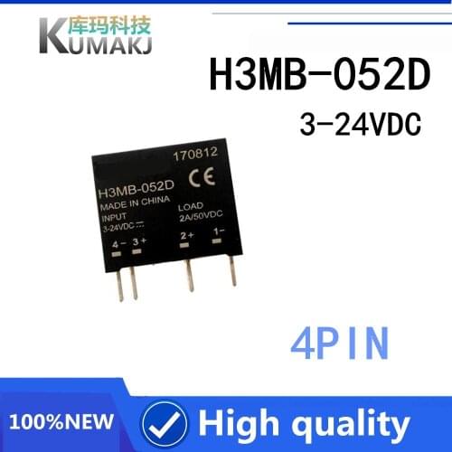 5PCS/LOT 100%Original New Relay H3MB-052D H3MB 052D Dc Control Dc 2a 5V 12V 24V Ssr Circuit Board Small Solid State Relay
