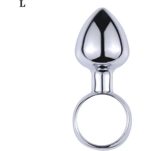 Finger Anal Beads Toys Metal Butt Plug Masturbator for Man Anal Vibrators Anal Plug Private Goods for Men Adult Toys Sex Shop