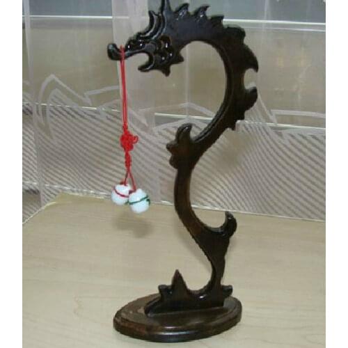 Solid Rosewood Pocket Watch / Medal Holder Stand hanging jade rack jewelry rack