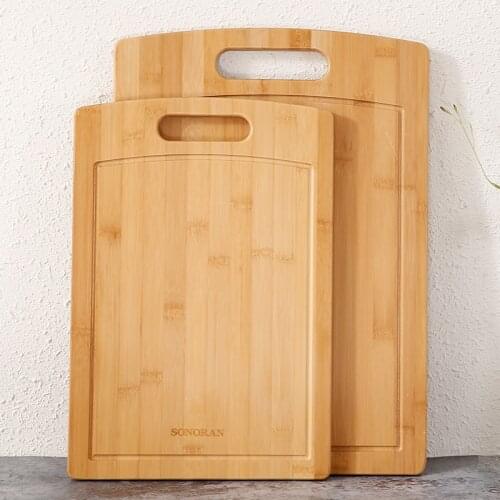 Kitchen bamboo wood plate mildew proof bamboo chopping board home plate manufacturer bakery accessories Eco-Friendly