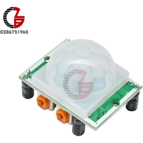 SR501 HC-SR501 IR Sensor Module Pyroelectric Infrared PIR Motion Sensor Board for Home Corridor Hall Switch Detector Monitor