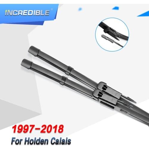 INCREDIBLE Wiper Blades for Holden Calais (VT, VX, VY, VZ, VE, VF) Fit Hook Arms / Pinch Tab Arms