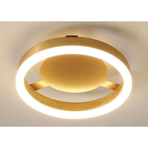 Nordic Modern Minimalist Acrylic Geometric Iron Ceiling Lamp Square Round Bedroom Study Living Room Porch Led Balcony Lighting