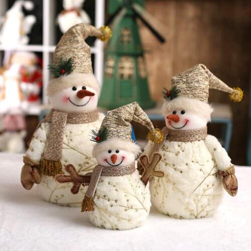 Christmas Snowman Doll Gift for boy/girl Christmas Tree Decorations for Home christmas gift christmas ornaments