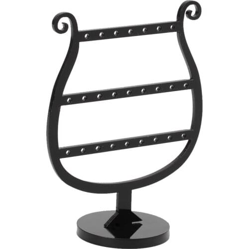 2 In 1 Earrings Studs 25 Hole Showcase Display Stand Holder Acrylic Jewellery