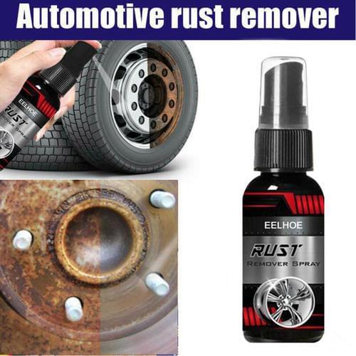 30ml Car Rust Remover Spray Metal Surface Chrome Paint Car Maintenance Iron Powder Cleaning Super Rust Remover Multi-fultion