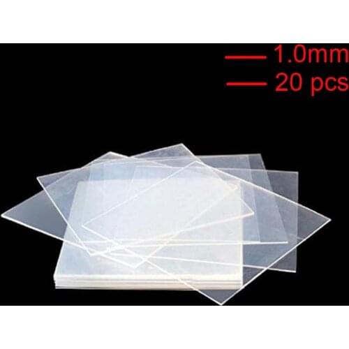 1.0 mm Dental Hard Vacuum Forming Plate 20pcs/bag Matrix Bands Dental Retainer Slice Dentistry Material Dentist Tools