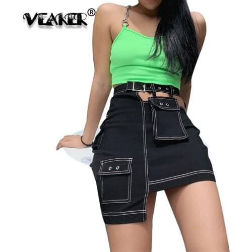 VEAKER Denim Skirts For Women