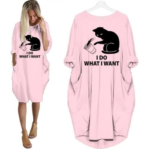 2019 new Fashion T-Shirt for Women i do what i want funny cat lover Tshirt Plus Size Tops Graphic Tees Women Off The Shoulder