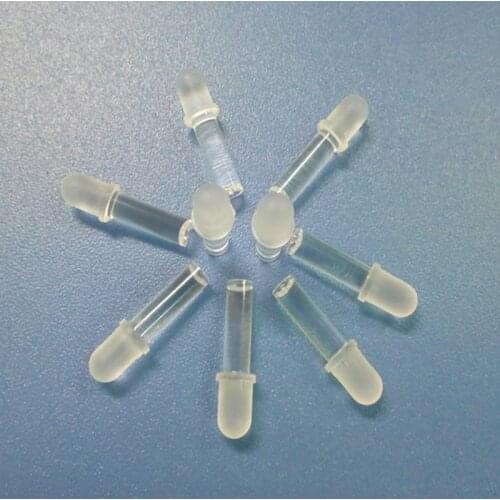 100PC Clear color 3.2MM-38.1MM LIGHT PIPE FOR 5MM Led Diode LED Tube Lampshade Replace PLG-D LED patch light guide