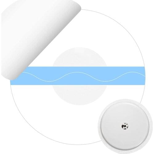 Freestyle Libre Sensor Covers 100 Pack Waterproof Adhesive Patches Flesh Flexible CGM Without Glue in The Center