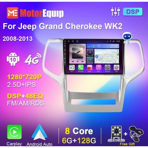 Autoradio For Jeep Grand Cherokee WK2 2008-2013 Car Radio Multimedia Player Smart Android Carplay DSP GPS Head Unit No 2 din DVD