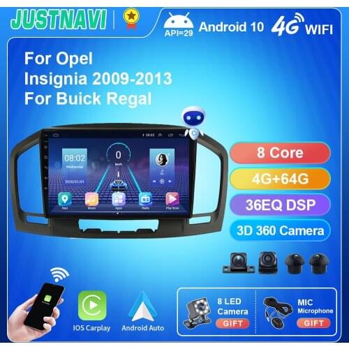 Car Radio For Opel Insignia 2009-2013 Buick Regal Smart Autoradio Multimedia Video Player Carplay Android No 2din Auto GPS Audio