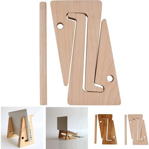 SOONHUA Laptop Mount Cooling Wood Stand Universal Notebook Holder For Laptop Notebook Computer Accessories Free Shipping