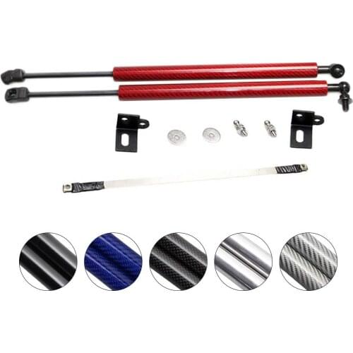 For HONDA Spirior 2015-2019 2x Auto Bonnet Hood Carbon Fiber Modify Gas Struts Lift Support Shock Damper