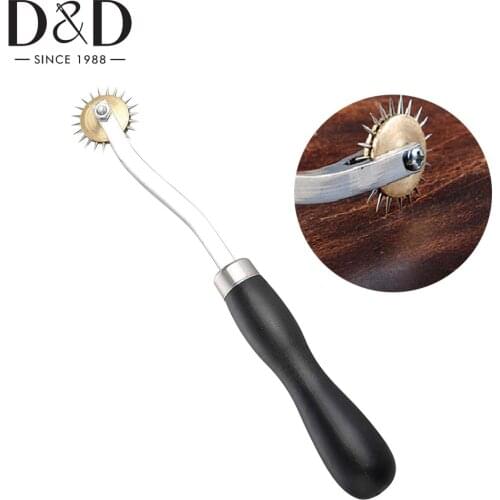 Leather Fabric Needle Sewing Wheel Tool Leather Fabric Paper Serrated Tracing Wheel DIY Sewing Tool
