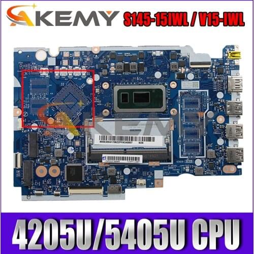 For Lenovo Ideapad S145-15IWL V15-IWL laptop motherboard FS441 FS540 NM-C121 5020S41743 5B20S41746 CPU 4205U/5405U Mainboard