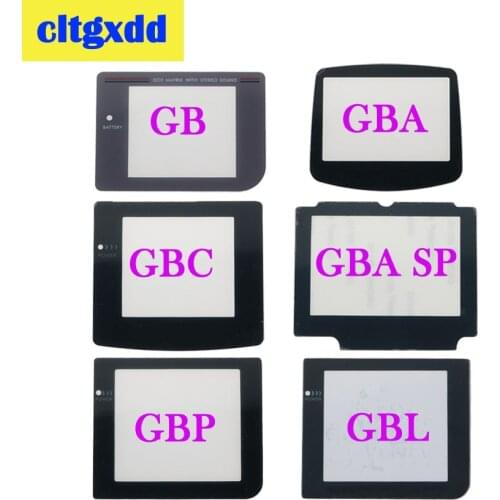 Cltgxdd Plastic Glass Lens For GB GBA SP GBC GBL GBP Screen Glass Lens For Gameboy Advance Color Lens Protector Lens