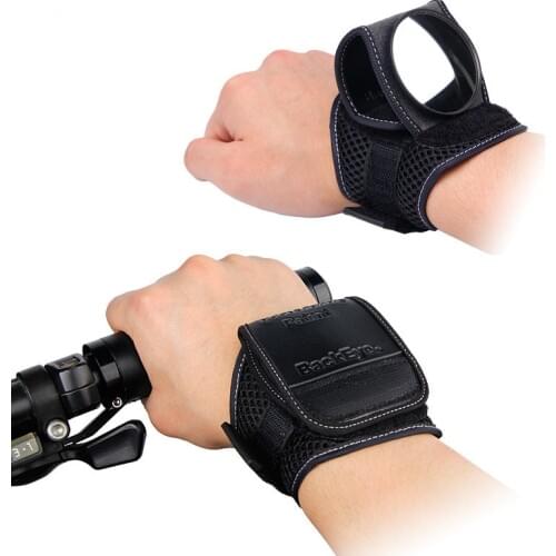 Adjustable Bike Mirros Bicycle Rearview Mirrors With Wrist Straps Mountain Rearview Arm Wrist Cycling Gloves with Bike Mirrors